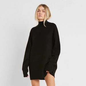 BOA Because of Alice SOFT BRUSHED HIGH NECK JUMPER DRESS